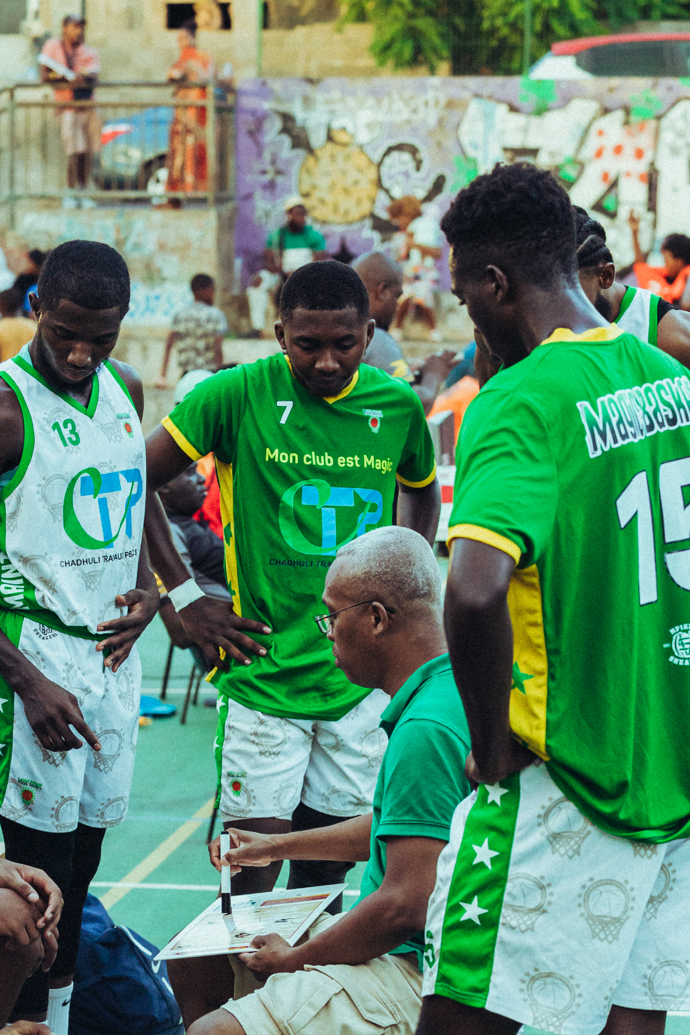 Supporters au Plateau de Passamainty